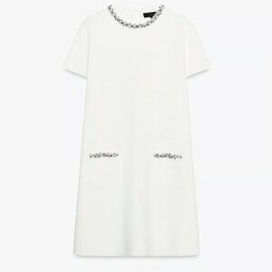 Zara Jewel Mini Knit Dress